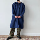 1950s Vintage French Workwear Railway Long Smock Chore Jacket