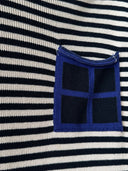 1990s Issey Miyake Boxy Striped Knit Sweater