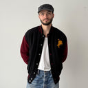 Vintage 80s NFL Warriors by Delong USA Varsity Bomber Jacket