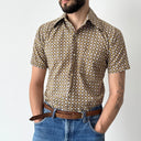 1940s Vintage European Button Short Sleeve Shirt
