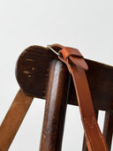 1960s Vintage Swiss Made Leather Waist/Shoulder Bag