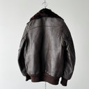 Vintage 80s Jacques Vincent Pour Japa A2 Leather French Jacket