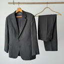 Vintage 1960s Austrian Style Single Breasted HBT Two Button Suit