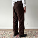 1920s French Workwear ‘Boro’ Buckle Back Faded Winter Pants