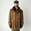 1950s French ‘Canadienne’ Barnstormer Mackinaw Lined Coat