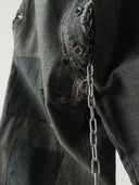 1940s WW2 Era Swiss Army ‘Boro’ Style Faded Repaired Pants