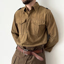 1951 Dated British Army Wool Khaki Shirt
