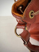 90s Vintage Louis Vuitton 1994 Epi Petit Noe Leather Bucket Bag Burgundy