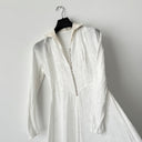 ≈1950s Vintage Mid Century Art Deco Grunge Women's White Wedding Dress
