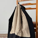 ≈1920s Antique French Women’s Black Wool Sack Coat