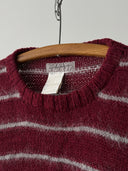 1990s Yohji Yamamoto Mohair Striped Sweater