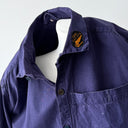 1950s Swiss Workwear Railway Smock Long Jacket