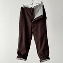 1920s French Workwear ‘Boro’ Buckle Back Faded Winter Pants