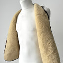 Vintage 1960s French Workwear ‘Eclair’ Zip Sheepskin Shearling Gilet Vest