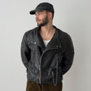 1960s British ‘Clix’ Zipper Biker Leather Jacket