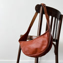1960s Vintage Swiss Made Leather Waist/Shoulder Bag