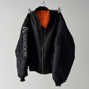 Vintage 00s Rushmoon Metal Band MA-1 Flyer's Reversible Bomber Jacket