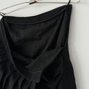 Prada Wool Blend Pleated Midi Wrap Skirt