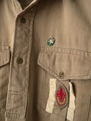1950s Vintage British Boy Scouts Button Shirt