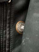 1950s Vintage Post WW2 Era German Dispatch Riders Double Breasted Leather Jacket