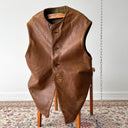 1940s WW2 Era British Army Leather Jerkin Gilet