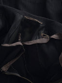 1940s German Women’s Wool Gabardine Striped Double Breasted Skirt Suit