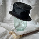Art Deco Antique Victorian British Fur Top Hat