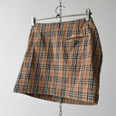 Iconic Vintage 00s Women's Burberry London Nova Check Mini Skirt