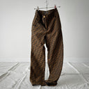 90s Fendi Women’s FF Zucca Monogram Pants