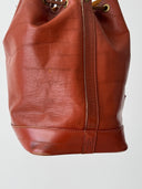 90s Vintage Louis Vuitton 1994 Epi Petit Noe Leather Bucket Bag Burgundy