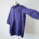 1950s Swiss Workwear Railway Smock Long Jacket