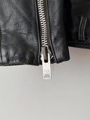 Vintage 70s Texman Womens Biker Motorcycle Leather Lined Punk Rock Jacket