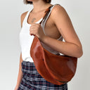 1960s Vintage Swiss Made Leather Waist/Shoulder Bag