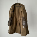 Ten C Double Breasted Belted Khaki Long Trench Coat