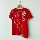 Vintage Y2K Opium Affliction Flame Dragon Red T-Shirt