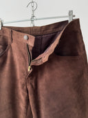 1970s Levi’s Cowboy Cowhide Suede Brown Pants