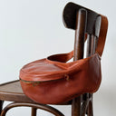 1960s Vintage Swiss Made Leather Waist/Shoulder Bag