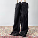 Antique 1930s Swiss Work Railroad Buckle Back Wool Pants