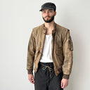 Vintage 1980s IXS Racing Faded Brown Leather 2 in 1 Moto Jacket