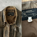 1970s USAF A-2 Leonhard Meerbusch Flying Leather Brown Faded Jacket