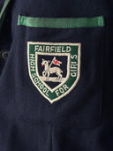 1950s England ‘Fairfield’ High School Women’s Wool Blazer Jacket