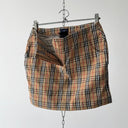 Iconic Vintage 00s Women's Burberry London Nova Check Mini Skirt