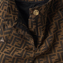 90s Fendi Women’s FF Zucca Monogram Pants