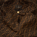 90s Fendi Women’s FF Zucca Monogram Pants