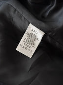 A.P.C. Rue Madame Paris ‘Mathieu’ Black Wool Bomber Jacket