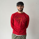 1970s Vintage DC Comics Superman Made in USA Promo Red Sweatshirt