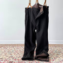 Antique 1930s Swiss Work Railroad Buckle Back Wool Pants