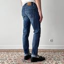 Levi’s 511 Distressed Selvedge Slim Blue Jeans Pants