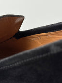 Gucci Black Suede & Leather Tuxedo Loafers