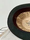 1940s Herbert Johnson England Black Bowler Hat